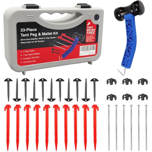 Tent stakes kit with - stakes,