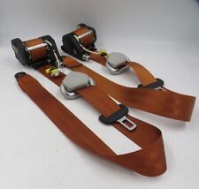 VW CADDY FRONT SEAT BELTS CUSTOM 2012-19 ORANGE GLOW RE-WEBBING SERVICE