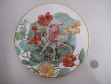 VILLEROY & BOCH HEINRICH FAIRIES OF THE FIELDS & FLOWERS NASTURTIUM FAIRY PLATE