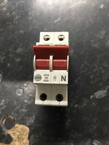 Ws102 wylex 100a isolator - 100a, 2