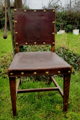 Vintage gothic wooden chair - gothic,