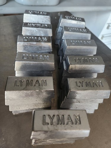 Lyman lead ingots pounds - ingots,