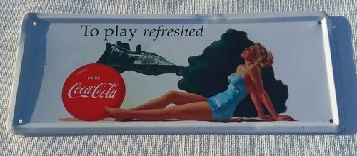 Coca cola reproduction tin - reproduction,