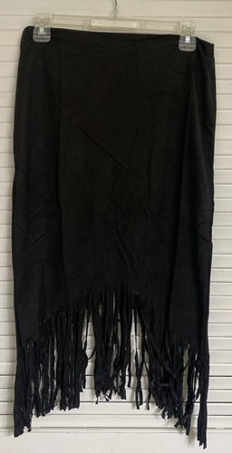 Junior sized suede fringe - sized, v-fringe