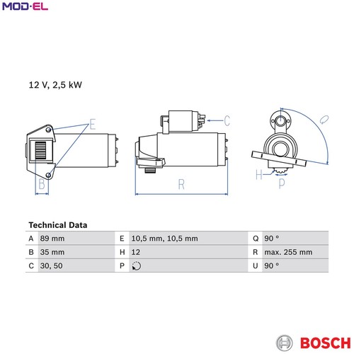Starter 986 027 010 for - starter,