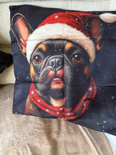 French bulldog christmas - french,