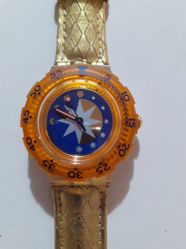 Swatch scuba golden - scuba.,