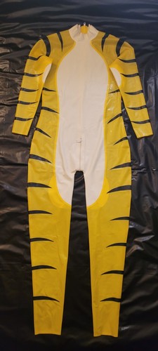 Latex rubber tiger - latex, furry