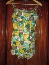 VINTAGE SWIMSUIT WOMENS 1950S HOMESEWN SIZE SMALL