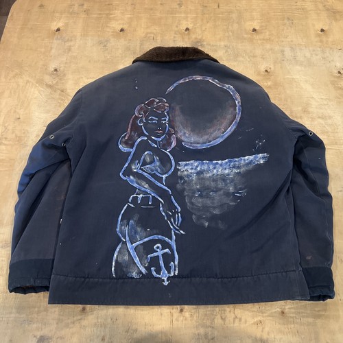 Navy deck jacket - deck,
