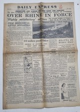 WW2 Daily Express Newspaper