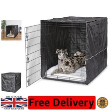 XXL Black Dog Crate Cover -