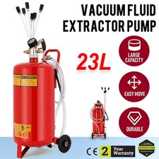 23L PORTABLE AIR PNEUMATIC GARAGE WASTE OIL GARAGE EXTRACTOR DRAIN DRAINER TANK