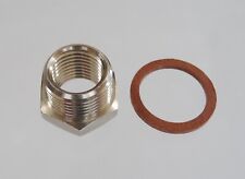 Classic Motorcycle Fuel Tap Adaptor 3/8 BSP to 1/4 BSP