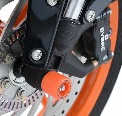 Fork protectors orange ktm - r&g,