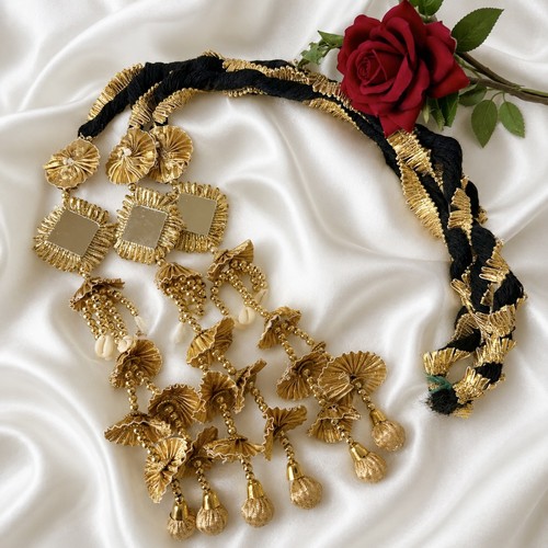 Indian hair accessory gold - indian,