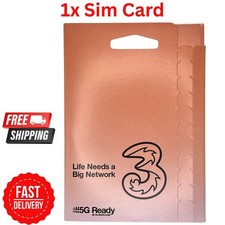Three Sim Card - New & Sealed