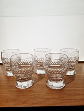 Cut Glass Tumblers Set Of 5