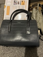 Radley London Women's Leather Bag. Blue Used Good Condition