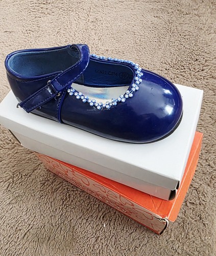 Girls royal blue patent - girls,