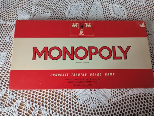 Vintage monopoly board - monopoly,