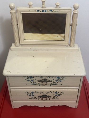 Antique hand painted wooden - hand,