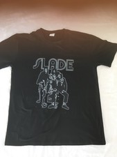 Slade 70'S Glam Rock Black Cotton T/Shirt Size Large