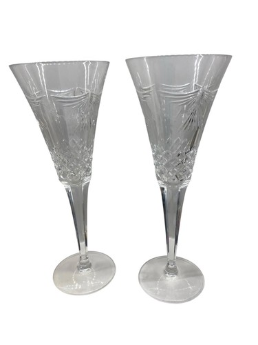 Crystal champagne flutes - crystal,