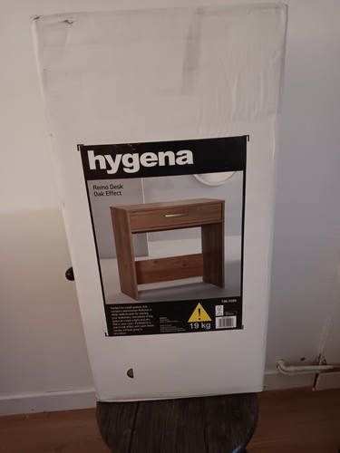 Hygena desk oak - desk,