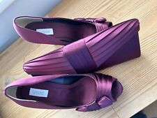 Untold Ladies Burgundy Shoe And Bag Set
