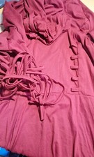 Women Gothic Punk Hooded Dress Lady Witch Book Day Party Fancy Steampunk M OPEN