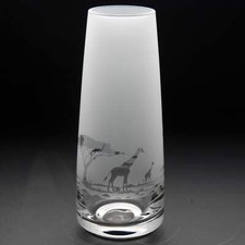 Giraffe Glass Bud Vase - Hand