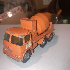 1960s Vintage Matchbox King Size ERF Ready Mix Concrete Truck Mixer K-13 