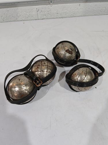 Vintage metal pétanque set - vintage,