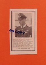 Ww2 german death - card, ~