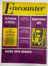 Encounter Magazine August 1971. Used but Good Condition