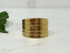 Gold Chunky Ring, Adjustable