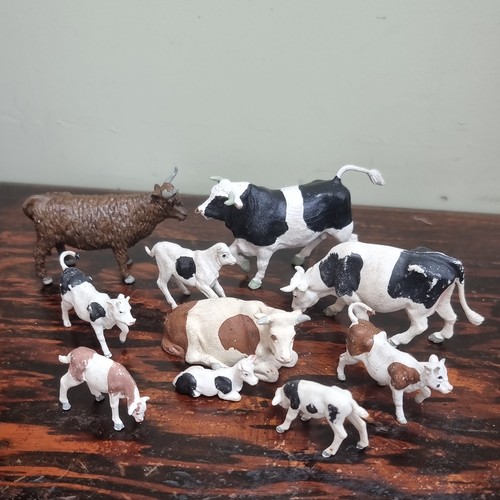 Britains plastic farm friesian - britains,