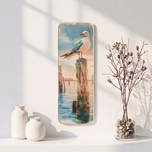Handcrafted seagull decor - handcrafted,