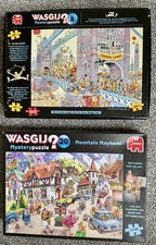 2 Wasgij Mystery Puzzles 1000 Pieces  No 8 Final Hurdle & No 20 Mountain Mayhem