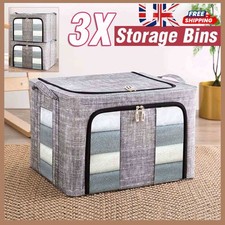 3X 66L Folding Organizer