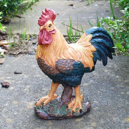 Cockerel bird garden ornament - cockerel,