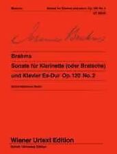 Clarinet Sonata Op. 120 No. 2 - Eb Johannes Brahms Book [Softcover] Clarinet and