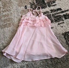 Lili Gaufrette Pale Pink Dress Age 3 Years (48cm Chest) NWT 
