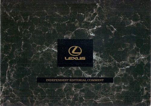 Lexus 400 press comments - ls,