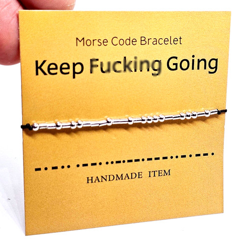 Morse code bracelet - bracelet, keep