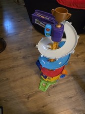 Vtech Cory Carson Toot Toot  Bundle -Multistory  Garage & Twist & Race Tower