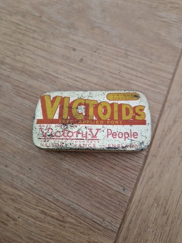 Vintage tin victoids victory - victoids,