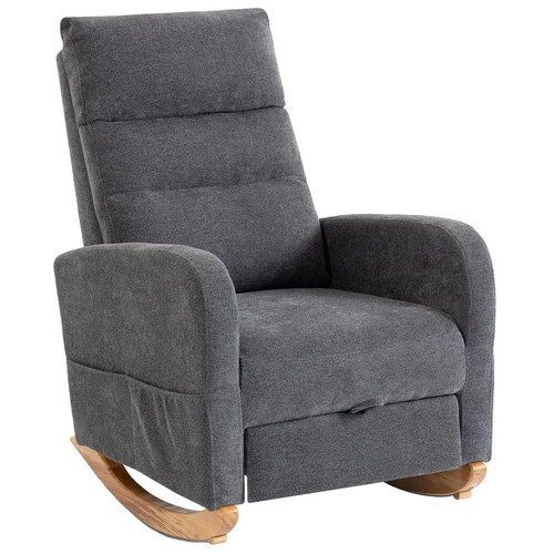 Rocking chair with retractable - rocking,