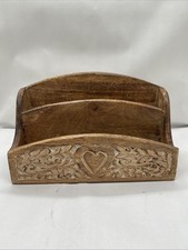 Handmade Wooden Letter Rack